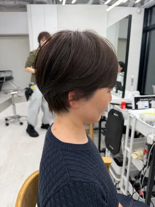 ショート 名古屋/艶カラー🫧 /アレンジ/ショートのヘアスタイル