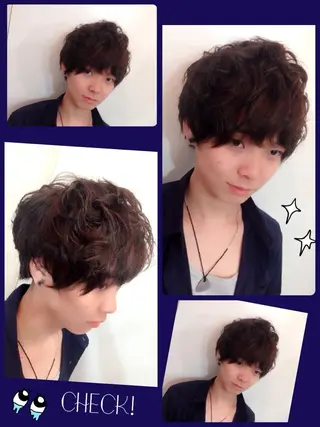 カラー パーマ メンズ 韓国ヘア得意❤︎森澤 悠佳のヘアスタイル