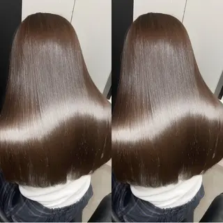 ロング 新宿/縮毛矯正/ カラー/羽生沢のヘアスタイル
