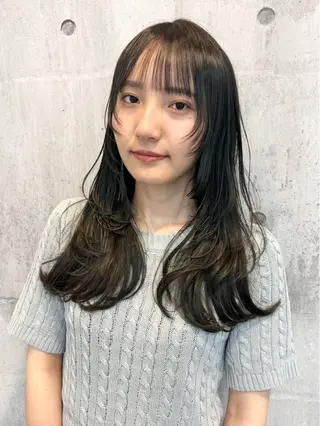 ロング カラー channel所属・Natsumi ❤︎のヘアスタイル