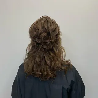 ロング ヘアアレンジ 透明感ワンカラー梅田 ダブルカラー/川上のヘアスタイル