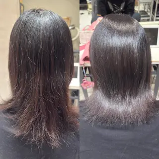 カラー 頭から整える美容師 松田のヘアスタイル