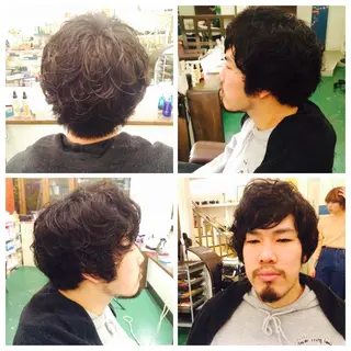ショート パーマ メンズ Lagom なかだのヘアスタイル