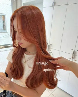 ロング カラー 《暖色/韓国hair 》🇰🇷桑原ユキネのヘアスタイル