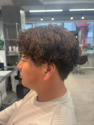 パーマ メンズ 透明感カラー/メンズ カット/KOIROのヘアスタイル