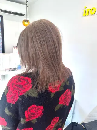 ミディアム カラー 加藤 佑二のヘアスタイル