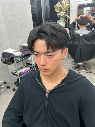 ショート パーマ メンズ 🐺森 雄飛/メンズ 韓国ヘアのヘアスタイル