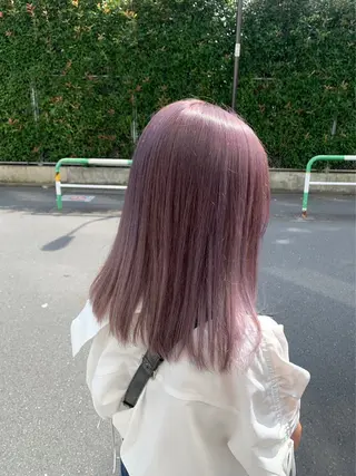 セミロング カラー hair living Liko池袋東口店【ヘアーリビング　リコ】所属・🌱透明感カラー☘️ TOYO🌱のヘアスタイル
