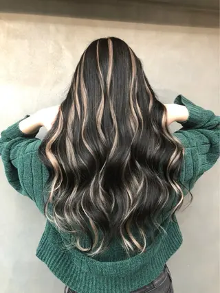 ロング カラー ヘアアレンジ 渋谷/メンズ/パーマ /ヒヨ🐺のヘアスタイル