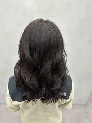 セミロング 藤原 脩のヘアスタイル