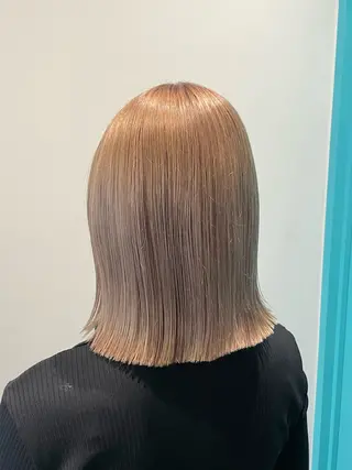 ミディアム カラー 透明感カラー×ヘア アレンジ🪽しおりのヘアスタイル