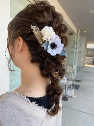 ミディアム 早川 真幸のヘアスタイル