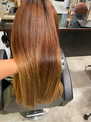 ロング grow所属・🧡YUKA🧡 渋谷/ﾌﾟﾙｴｸｽﾃのヘアスタイル