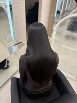 ロング カラー JUNO韓国ヘア MIAN.⋆𝜗𝜚のヘアスタイル