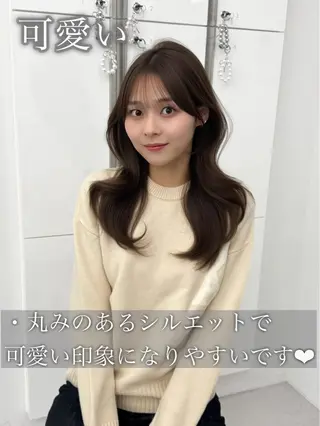 ミディアム カラー ヘアアレンジ 顔周り&ミディアム 特化/池袋/kokiのヘアスタイル