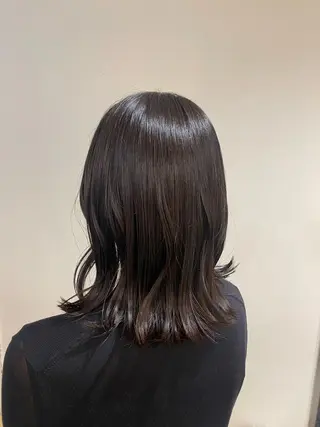 ミディアム カラー ヘアアレンジ ボブ /ニュアンス/ satomi🧸💖のヘアスタイル