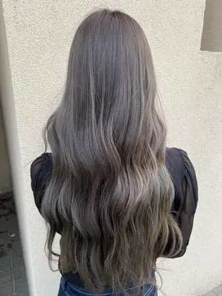 ロング カラー 竹添 有梨沙のヘアスタイル