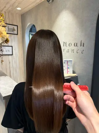 セミロング noah rance  池袋所属・✨似合わせボブ✨ 縮毛矯正のヘアスタイル