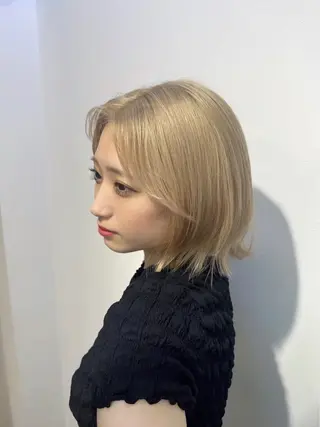 ショート カラー Lapis所属・韓国レイヤーカット/ AIRIのヘアスタイル