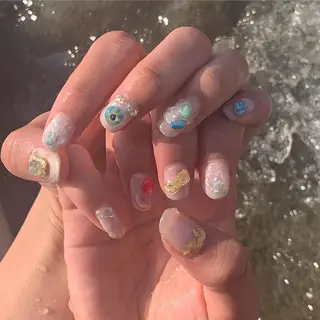 ネイル 平野葵🎀 hair/nailのネイルデザイン