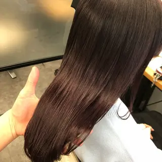 ロング カラー ヘアアレンジ JURI🤎 ワンカールレイヤーのヘアスタイル