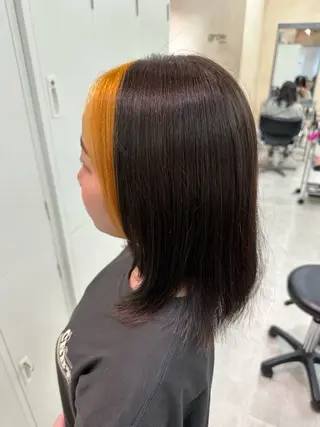 ミディアム カラー 🤍透明感カラー🤍 Moeのヘアスタイル