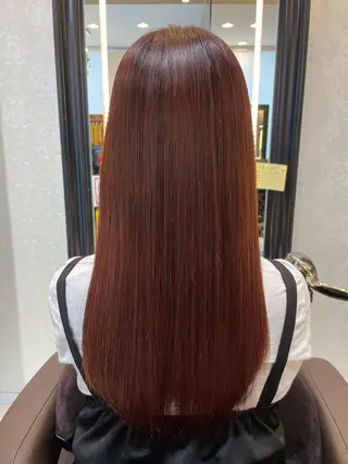 ロング カラー 髪質改善 ブリーチ fiti横須賀中央のヘアスタイル