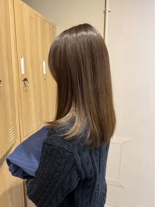 セミロング LOREN＋透明感 オリーブhirokoのヘアスタイル