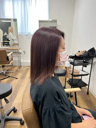 ミディアム シンヤ/梅田/茶屋町 /髪質改善のヘアスタイル