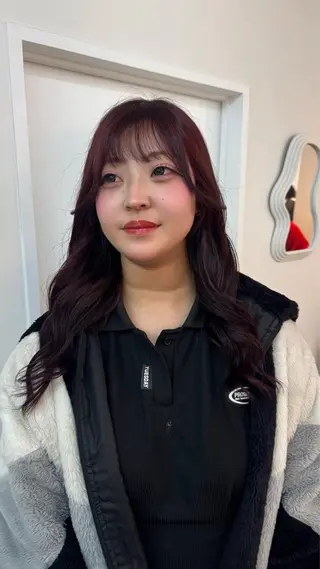 カラー yuzu /韓国ヘア / 透明感カラー🎀のヘアスタイル