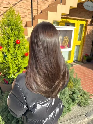 ロング カラー ヘアアレンジ ONYX【オニキス】所属・韓国レイヤーカット/ 髪質改善/郷家拓斗のヘアスタイル