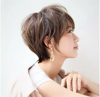 ショート 大阪美容室/ 梅田美容室/シモカワのヘアスタイル