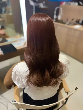 ロング カラー Iris by artina 武蔵小杉店【イリス バイ アルティナ】所属・🎼レイヤー/顔周り カット/nene♬のヘアスタイル