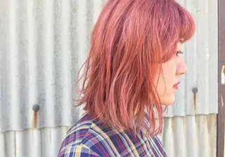 ミディアム カラー tatsumi/ボブ ウルフ/レイヤーのヘアスタイル