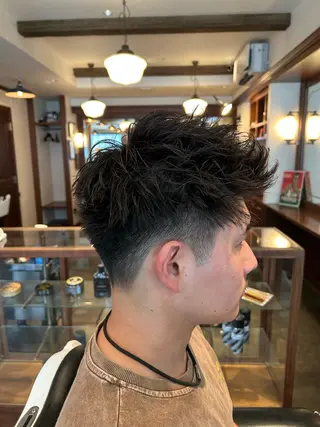 メンズ BARBERSHOP DALIE third所属・滝川 大喜のヘアスタイル