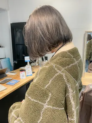 ショート カラー メンズパーマ メンズ特化ryoのヘアスタイル