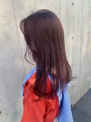 カラー ラベンダー/レイヤー スタイル🤎mamiのヘアスタイル