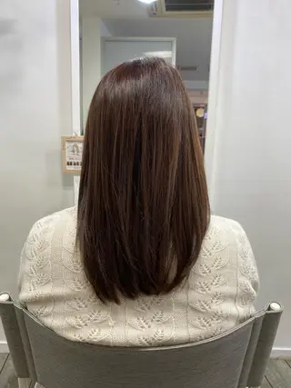 ミディアム カラー Aloa登戸所属・武田 学のヘアスタイル