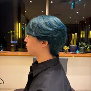 カラー 森田 玲央のヘアスタイル