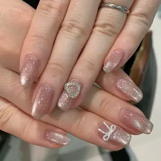 ミディアム NAIL SALON FLOR所属・ワンホンネイル/ 韓国ネイルMAKIのネイルデザイン