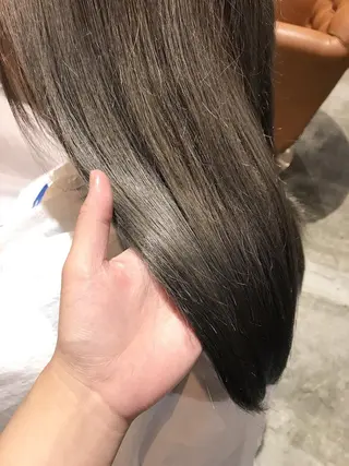 カラー 髪質改善×矯正🫧 韓国ヘアasamiのヘアスタイル