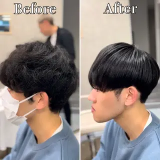 ショート パーマ メンズ 🔮メンズ縮毛矯正 メンズパーマ💎竹永のヘアスタイル