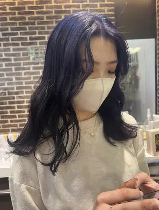 ロング カラー 似合わせカットカラー 🤍🎀honokaのヘアスタイル