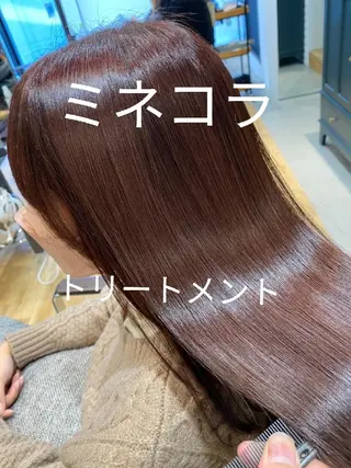 ロング 深夜まで営業中‼️ レム髪質改善のヘアスタイル