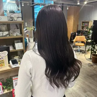 ロング カラー 髪質改善 🫧‪しろがねのヘアスタイル