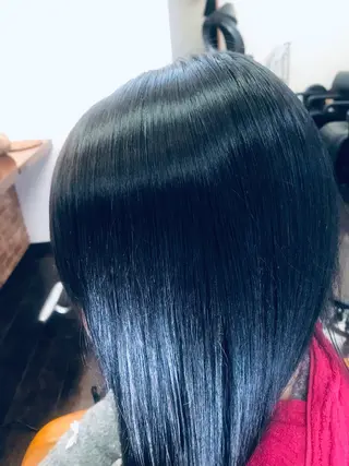 セミロング カラー 桧山 真のヘアスタイル