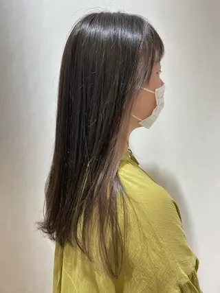 ロング カラー 🐺ウルフ/レイヤー 似合わせ‎🤍沙羅のヘアスタイル