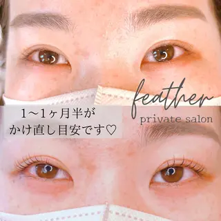 マツエク・マツパ Feather MAIのマツエク・マツパデザイン