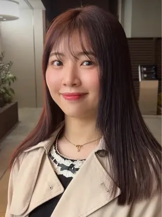 ロング ボブ/縮毛矯正/艶髪 /さのまなみのヘアスタイル