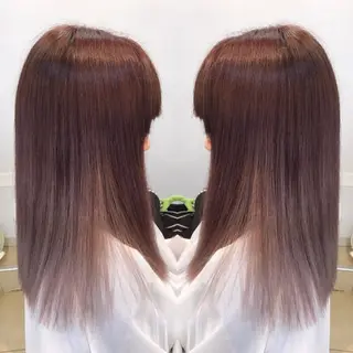 セミロング カラー ヘアアレンジ 池袋艶髪職人🌈😇 ✨店長✨小林優太✨のヘアスタイル